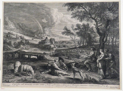 Landscape with a rainbow