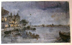 The Hague, Holland, gaslight effect