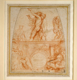 Studies for the base of the dome at Parma Cathedral