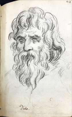 A river god, Villa Borghese, Rome, after Giovanni Lanfranco