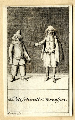 Carnival characters, Pulcinella e Narcassin
