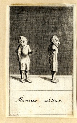 Two white clowns