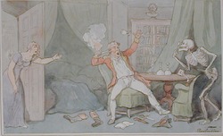 The Suicide (copy from Ackermann's 'English Dance of Death')