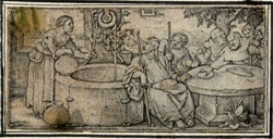Christ and the woman of Samaria, deceptive copy