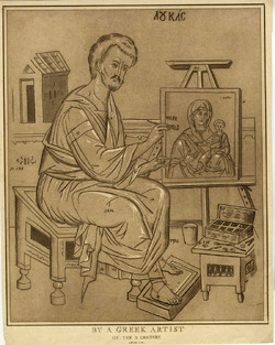 Saint Luke painting the Virgin and Child, after a Byzantine painting