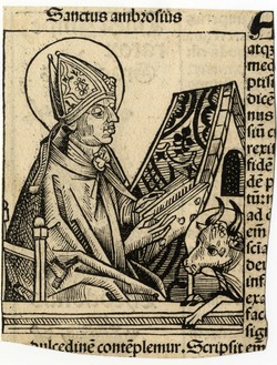 Recto: Saint Ambrosius
Verso: Theodosius I