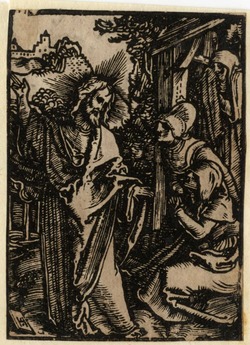 Christ taking leave of his mother