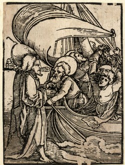 Christ calming the storm