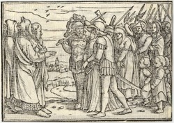 Recto: Moses ordering the death to the Midianite Women and Children (Numbers 31)
Verso: Moses speaking to the Israelites