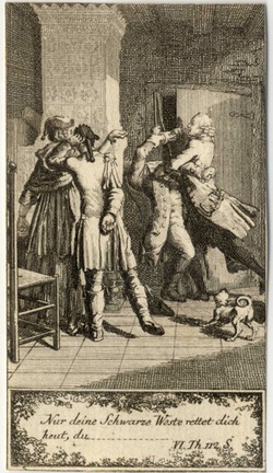Plate 9: Pastor Gros fighting the man from Marjorin