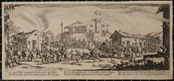 Pillage et incendie d'un village (published)