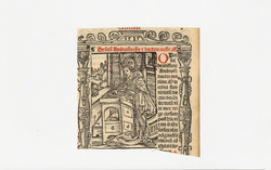 St Ambrosius reading in his study