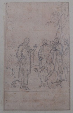 Christ healing the Woman who had been haemorraging for eleven Years