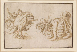 Two grotesque Animals