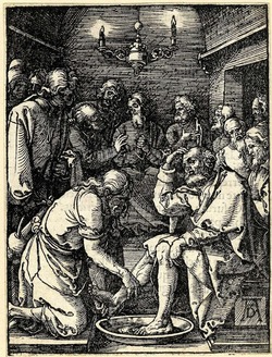 Plate 10: Christ washing St Peter's feet