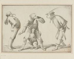 Four grotesque Figures