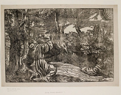 St Francis receiving the Stigmata