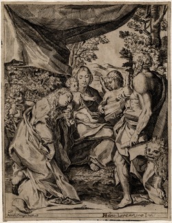 The Virgin and Child with St Jerome and Mary Magdalen