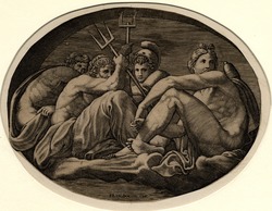 Pluto, Neptune, Minerva and Apollo