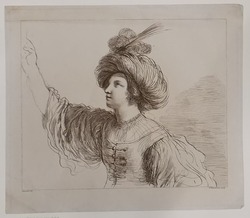 A lady wearing an elegant turban