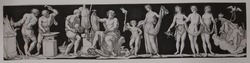 Vulcan Forge with Venus and the three graces on the right