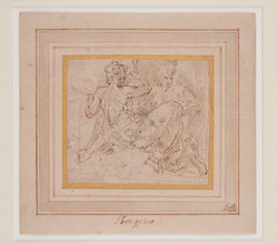 Two allegorical figures