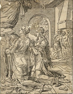 Tobias and Sarah praying