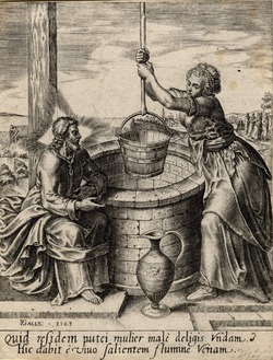 Christ and the Samaritan woman at the well