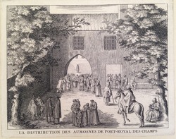 La Distribution des Aumosnes de Port-Royal des Champs