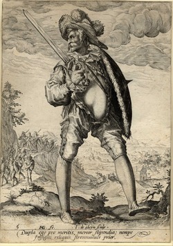 Soldier, armed with broadsword and shield