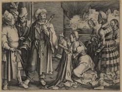 Potiphar's wife accusing Joseph