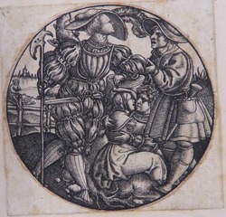 Two soldiers and a couple