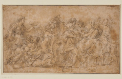 Bacchanalian procession
