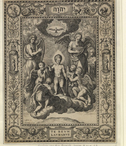 Adoration of the Infant by angels