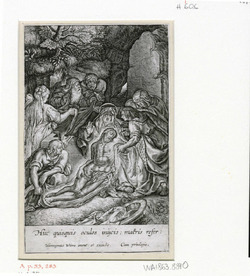 The entombment (Matthew 27:59)