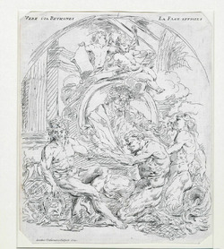Allegorical self-portrait of the artist