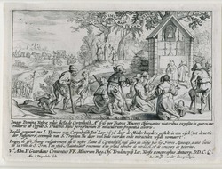 Adoration of an altar in the countryside