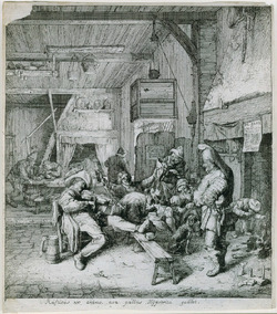 The violin player in the inn