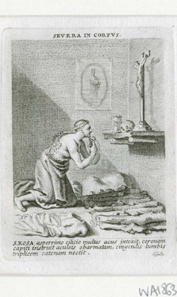 St Rose in penitence