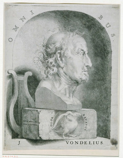 Bust portrait of Joost van den Vondel