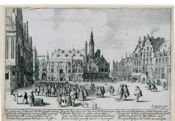 Market-place 'Grote Markt' with the townhall