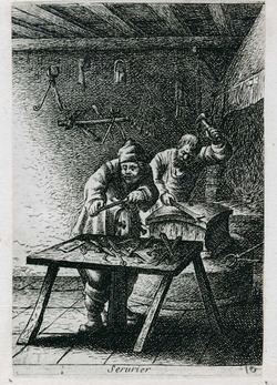 Locksmiths, copy in reverse