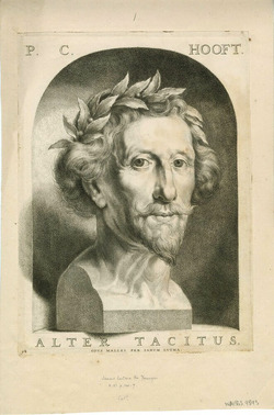 Bust portrait of Pieter Cornelisz. Hooft