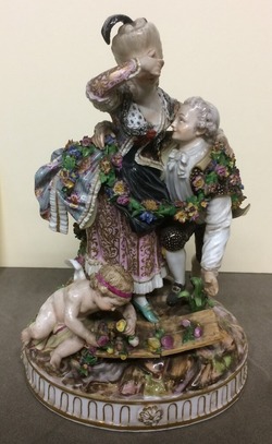 Lovers and Cupids or the Broken Bridge