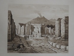 Fountain in Trivus Pompeii, looking North West