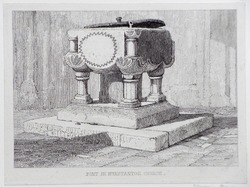 Font in Hunstanton Church