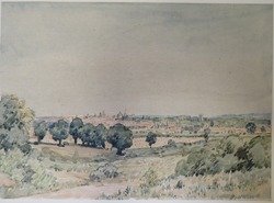 A Distant View of Oxford from above Ferry Hinksey