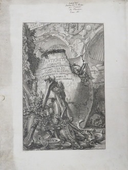 Title-page to volume III of Piranesi's 'Le Antichità Romane'