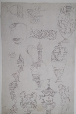 Sketches of Renaissance ornaments