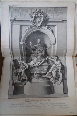 The tomb of Gregory XIII as erected in St Peter's, Rome